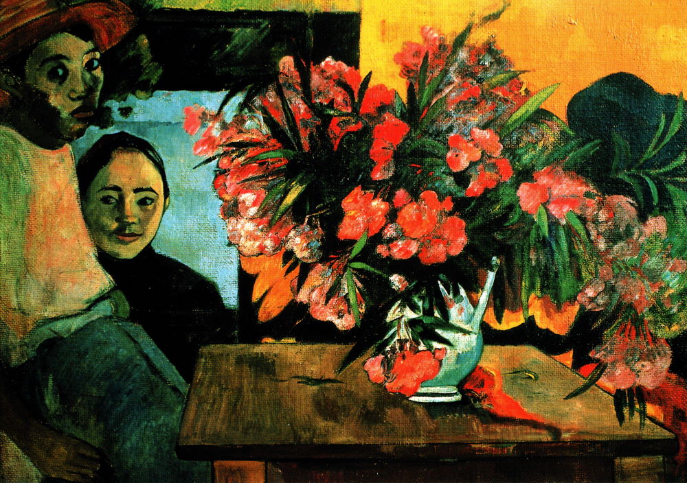 Kunstkarte Paul Gauguin "Te tiare farani, französischer Blumenstrauß"