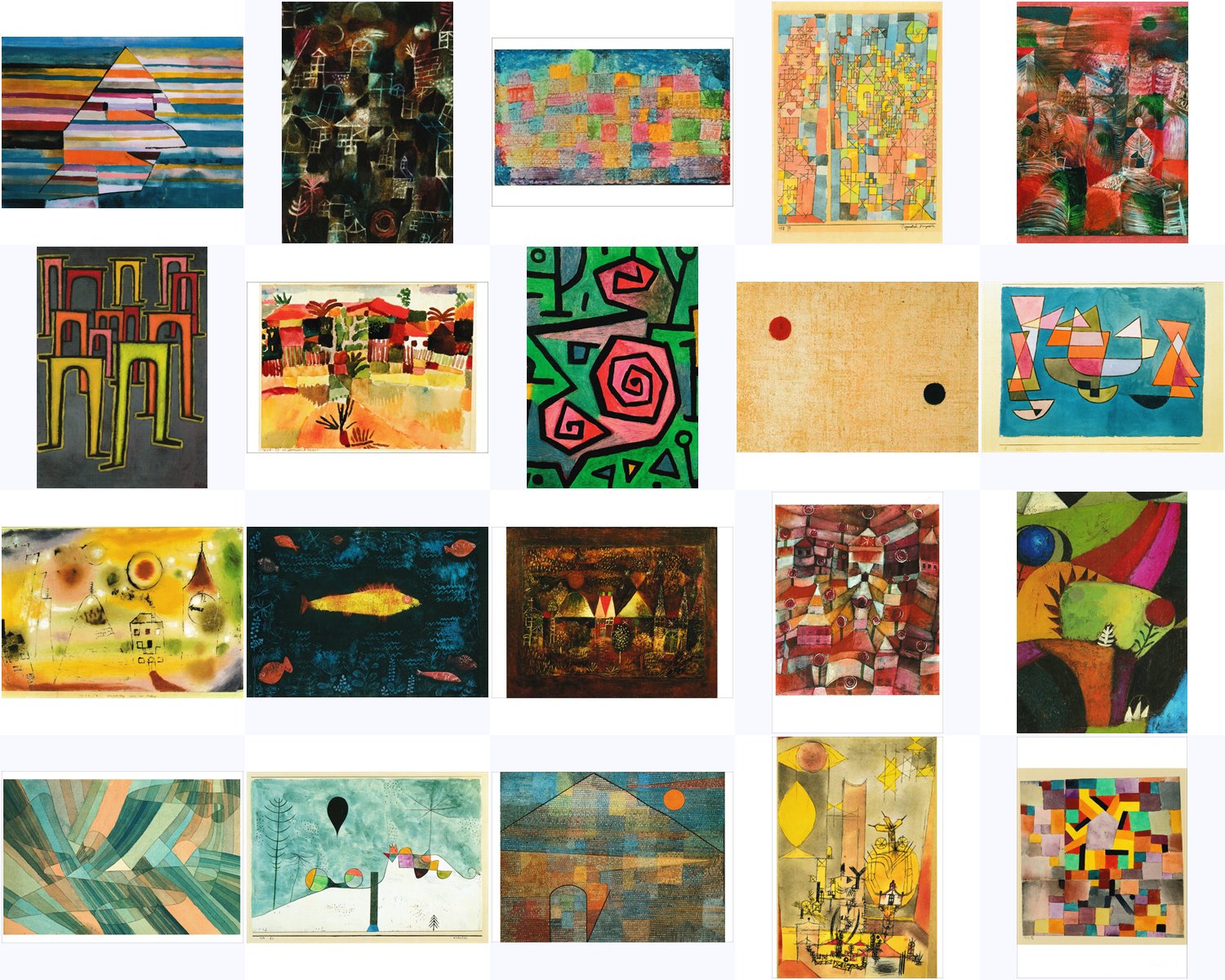 Kunstkarten-Topseller-Set Paul Klee