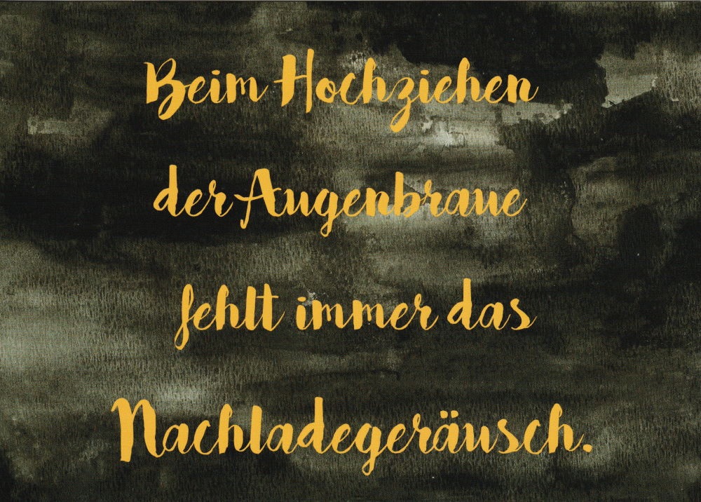 Postkarte Sprüche & Humor "Beim Hochziehen der"