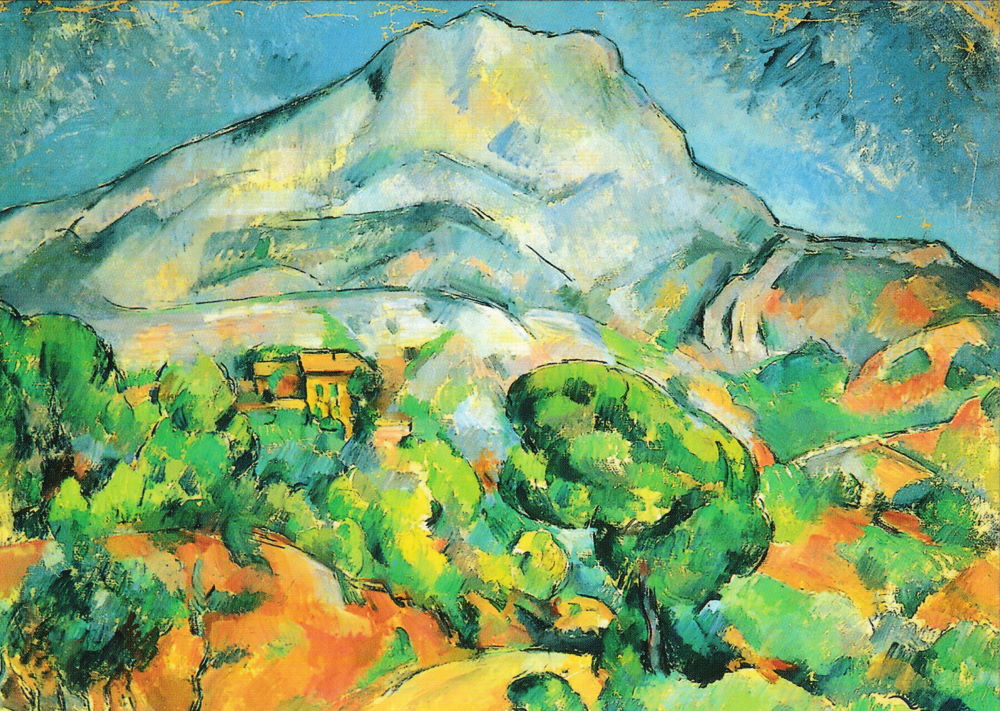 Kunstkarte Paul Cézanne "Mont Saint-Victoire"