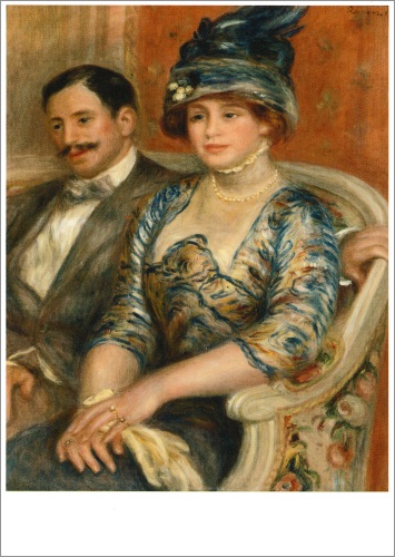 Kunstkarte Pierre Auguste Renoir "Monsieur und Madame Bernheim de Villers"