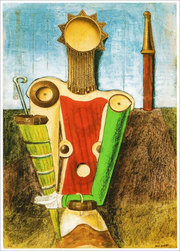 Kunstkarte Max Ernst "Perturbation, ma soeur"