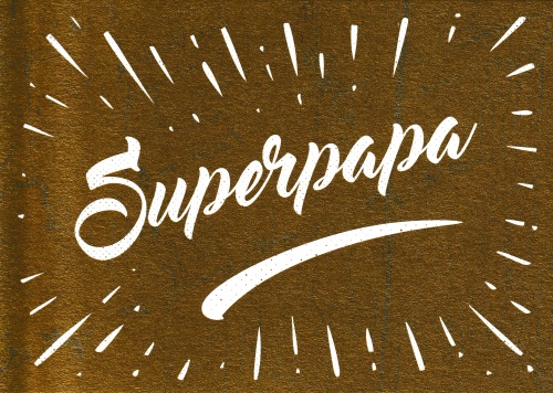 Postkarte "Superpapa"