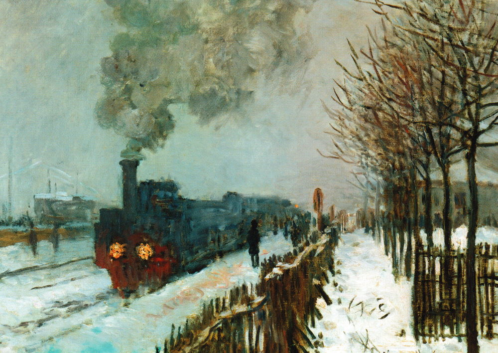 Artery8 Grußkarte – Claude Monet 'Ein Seestück Im Mondschein', 12,5 X 17,5 Cm, Blanko Innen