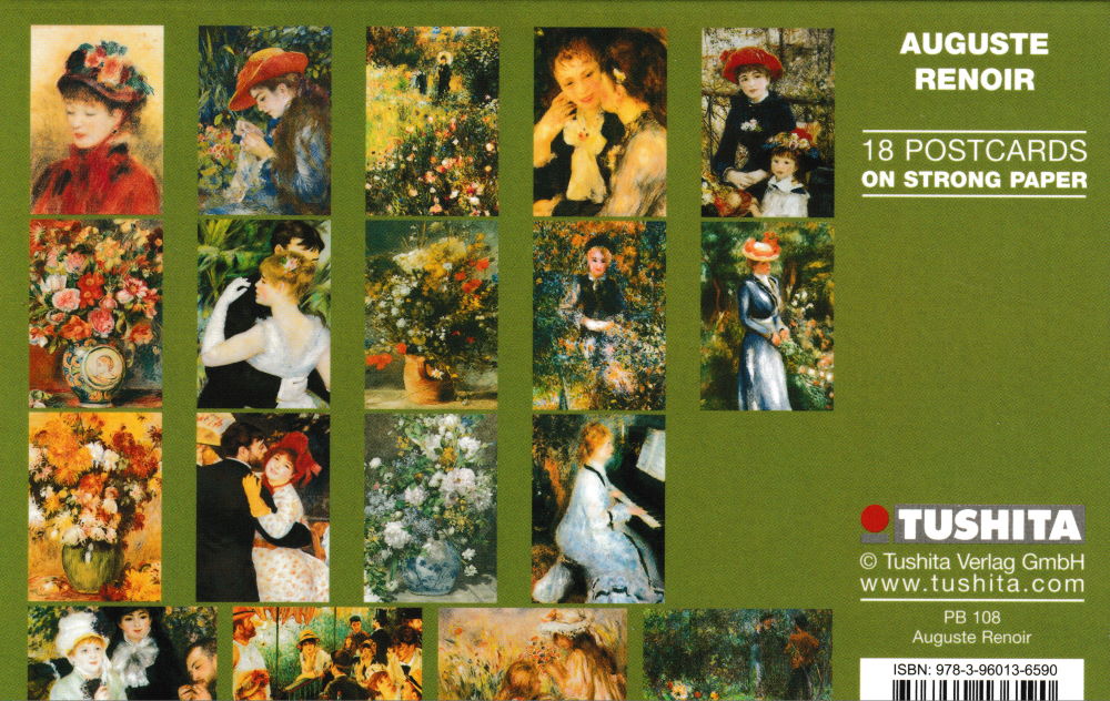 Postkartenbuch Pierre Auguste Renoir mit 18 hochwertigen Kunstkarten