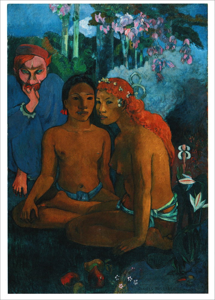 Kunstkarte Paul Gauguin "Barbarische Erzählungen"
