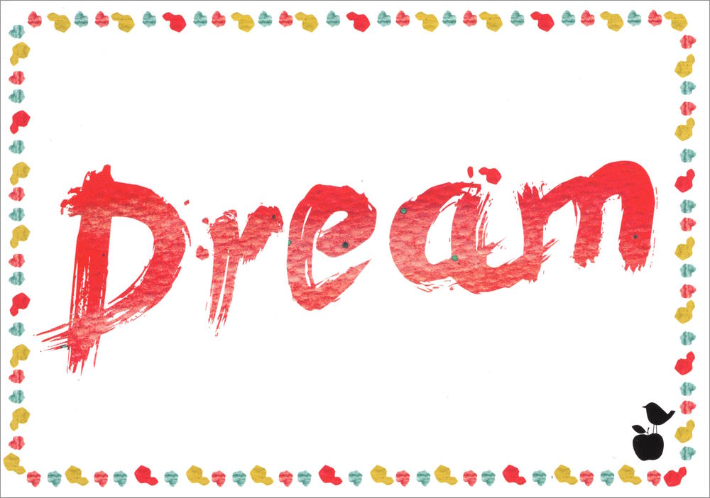 Postkarte Sprüche & Humor "Dream"