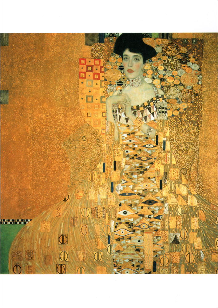 Kunstkarte Gustav Klimt "Adele Bloch-Bauer I"