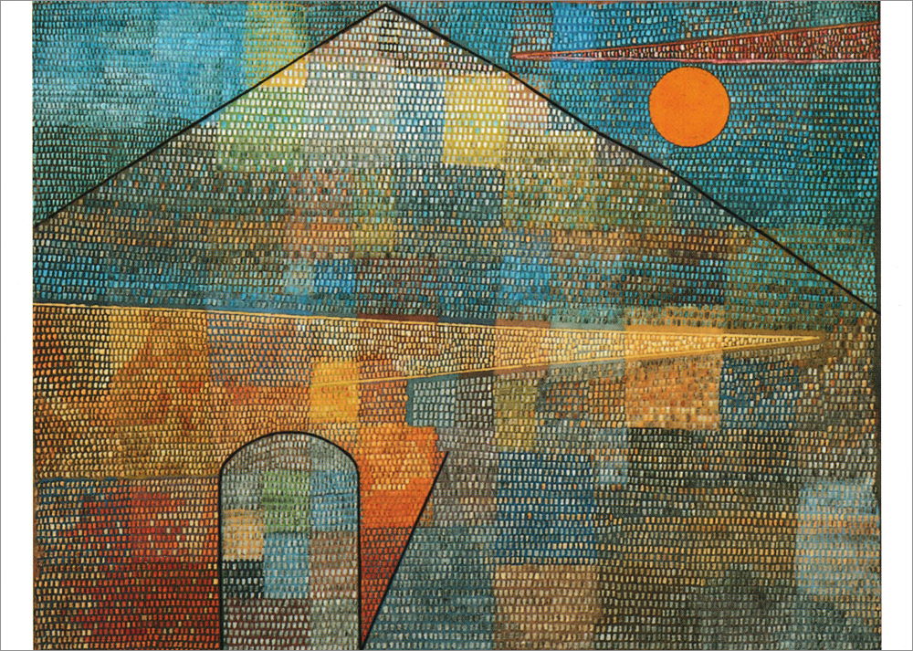 Kunstkarte Paul Klee "Ad Parnssum"