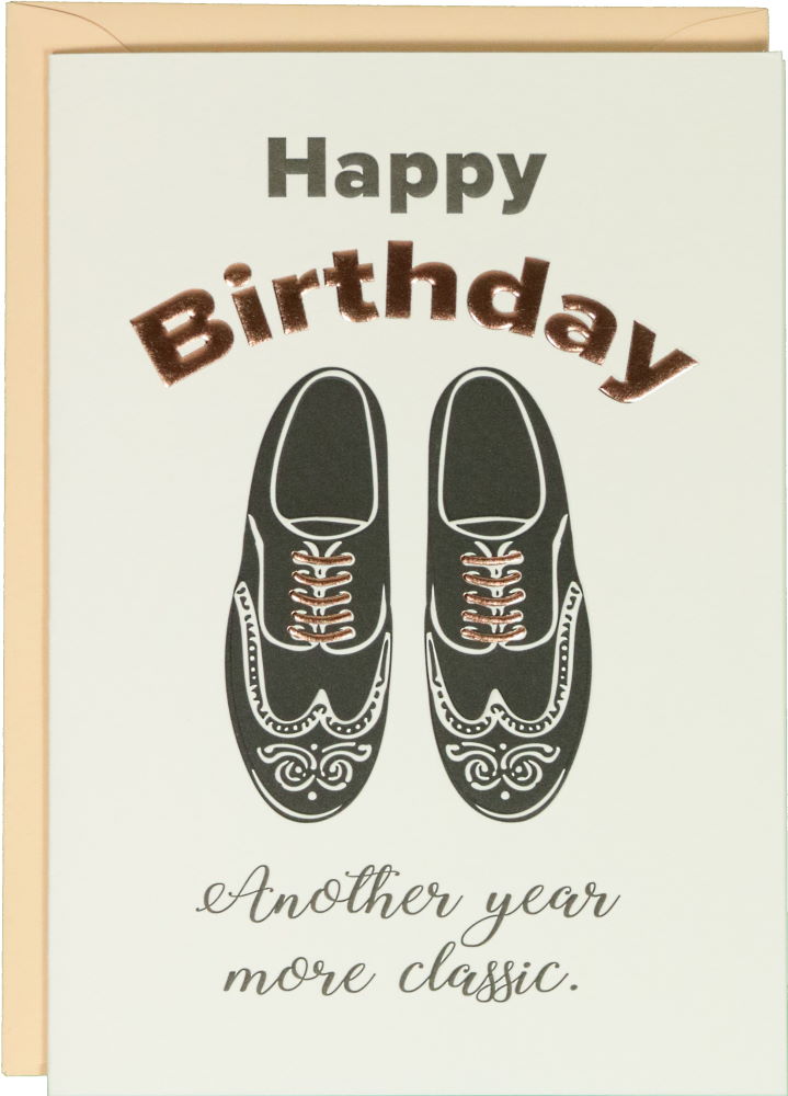 Glückwunschkarte Geburtstag: Donna May Happy Birthday - A year more classic!
