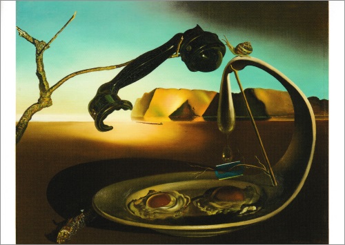 Kunstkarte Salvador Dalí "Der erhabene Augenblick"