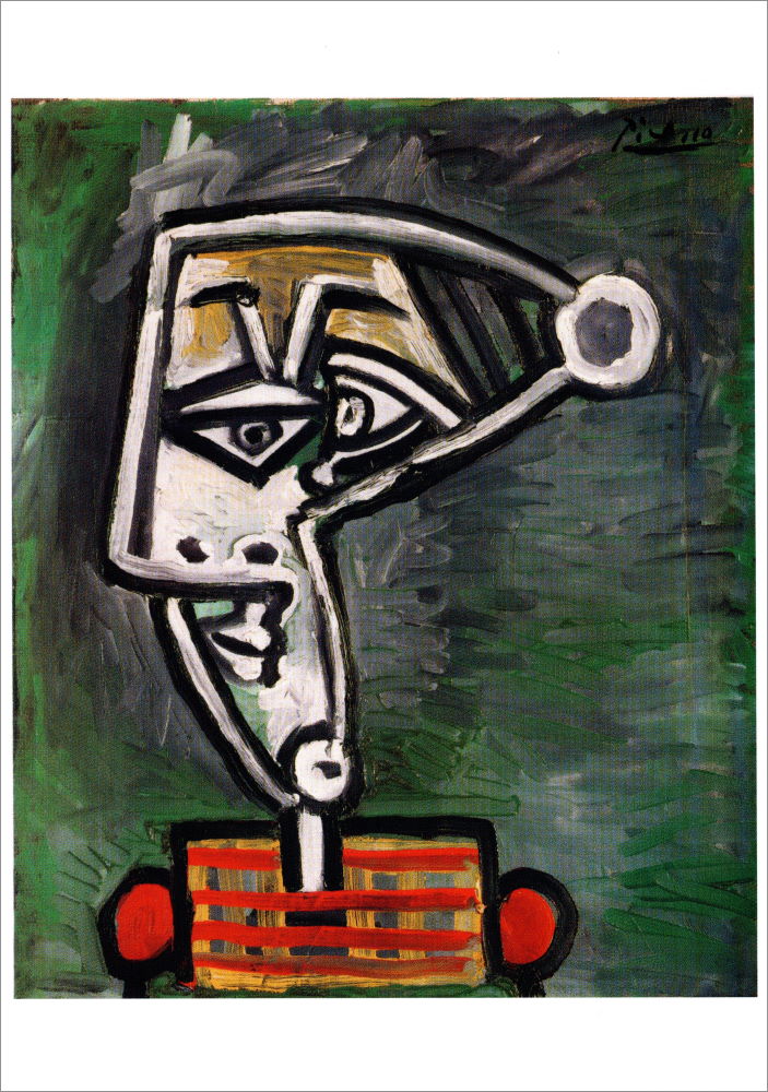 Kunstkarte Pablo Picasso "Tête de femme"