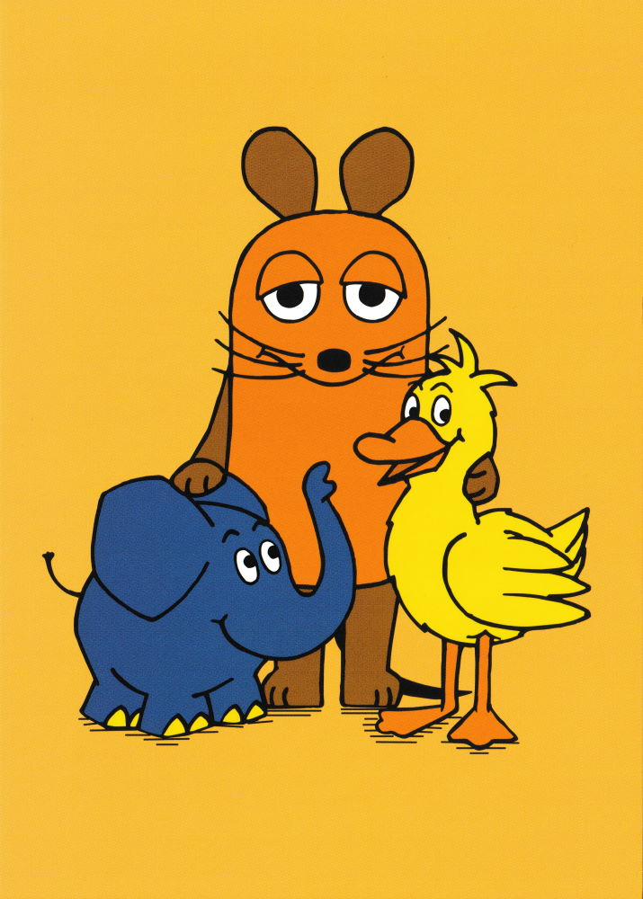 Postkarte "Sendung mit der Maus: Maus & Co."