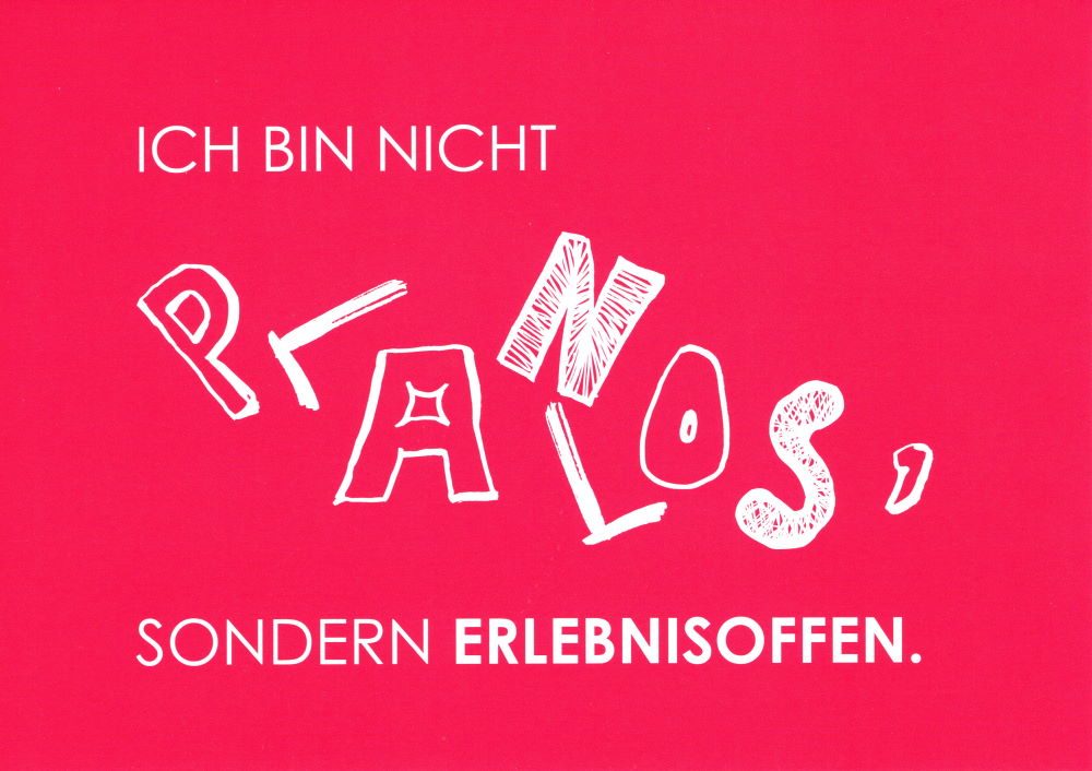 Postkarte Sprüche & Humor "Ich bin nicht planlos,