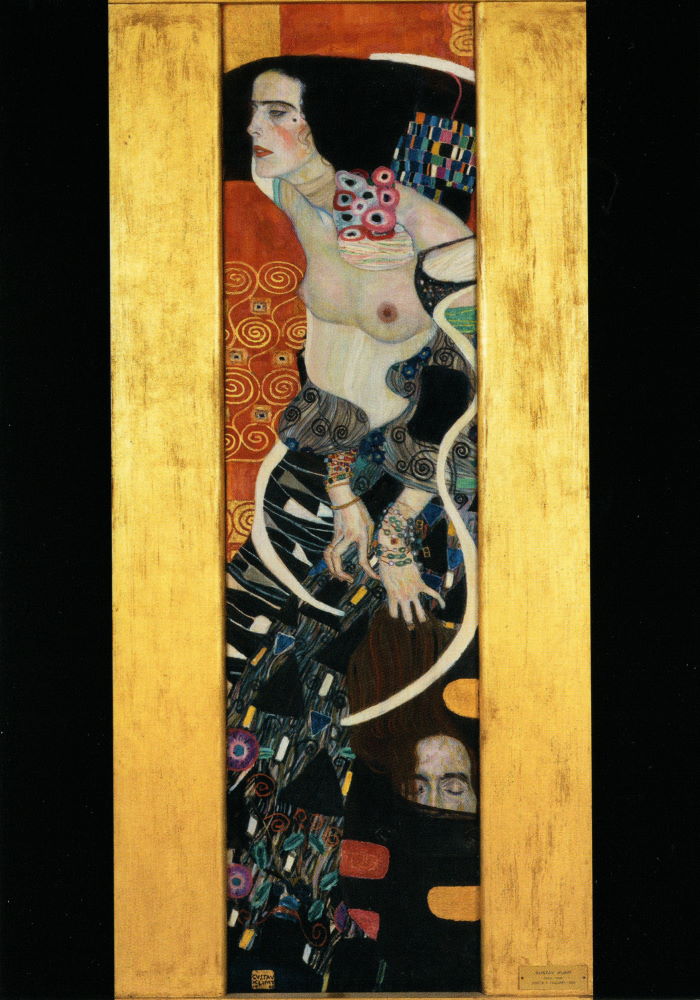 Kunstkarte Gustav Klimt "Judith II (Salome)"