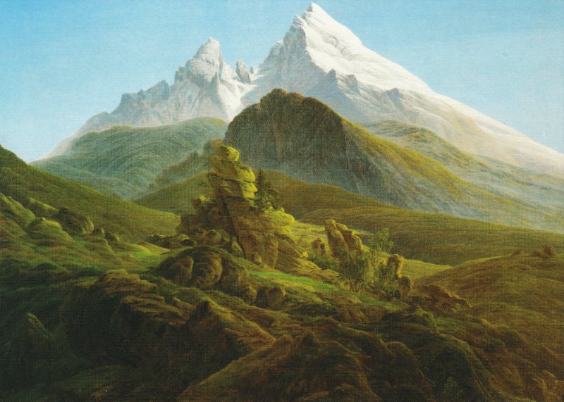 Der Watzmann Caspar David Friedrich