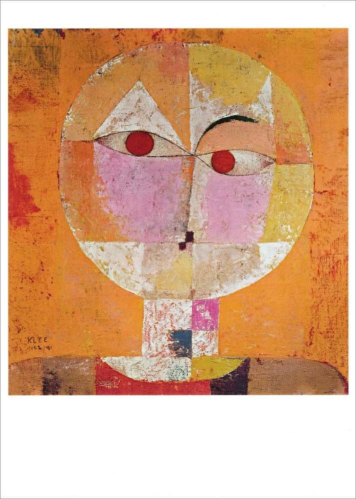 Kunstkarte Paul Klee "Senecio (Baldgreis)"