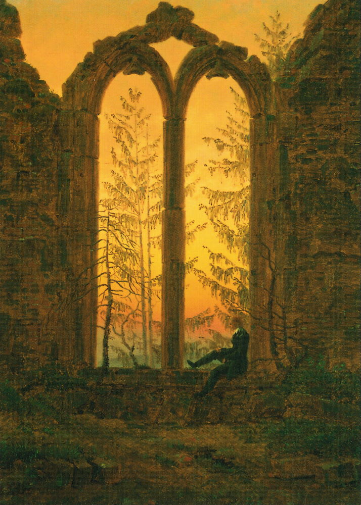 Bildanalyse Caspar David Friedrich Kunstkarte Caspar David Friedrich "Ein Träumer"