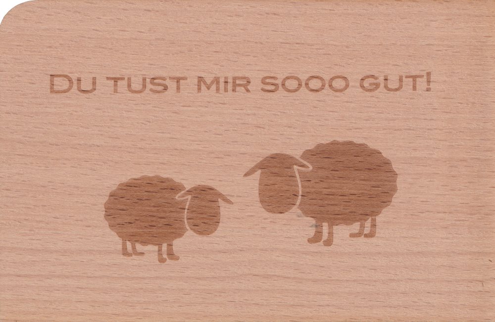 Du Tust Mir Gut Ist Wohl Eines Der Schönsten Komplimente www.postkarten-universum.de