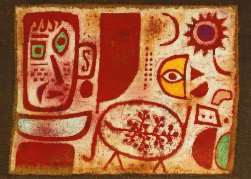 Kunstkarte Paul Klee "Rausch"