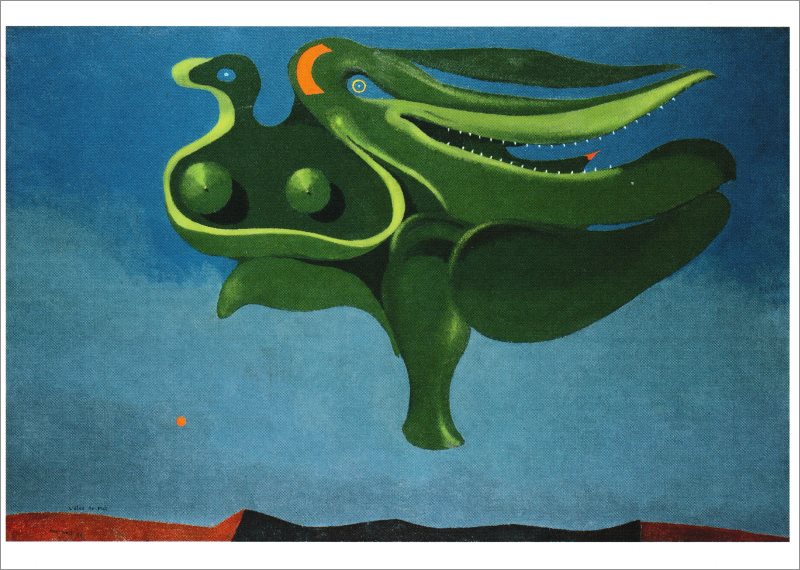 Kunstkarte Max Ernst "L'élue du mal"