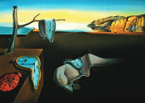 Kunstkarte Salvador Dalí "Die Beständigkeit der Erinnerung"