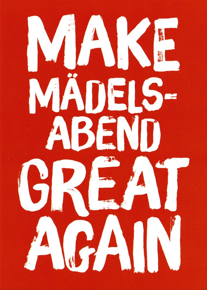 Postkarte "Make Mädelsabend Great Again"