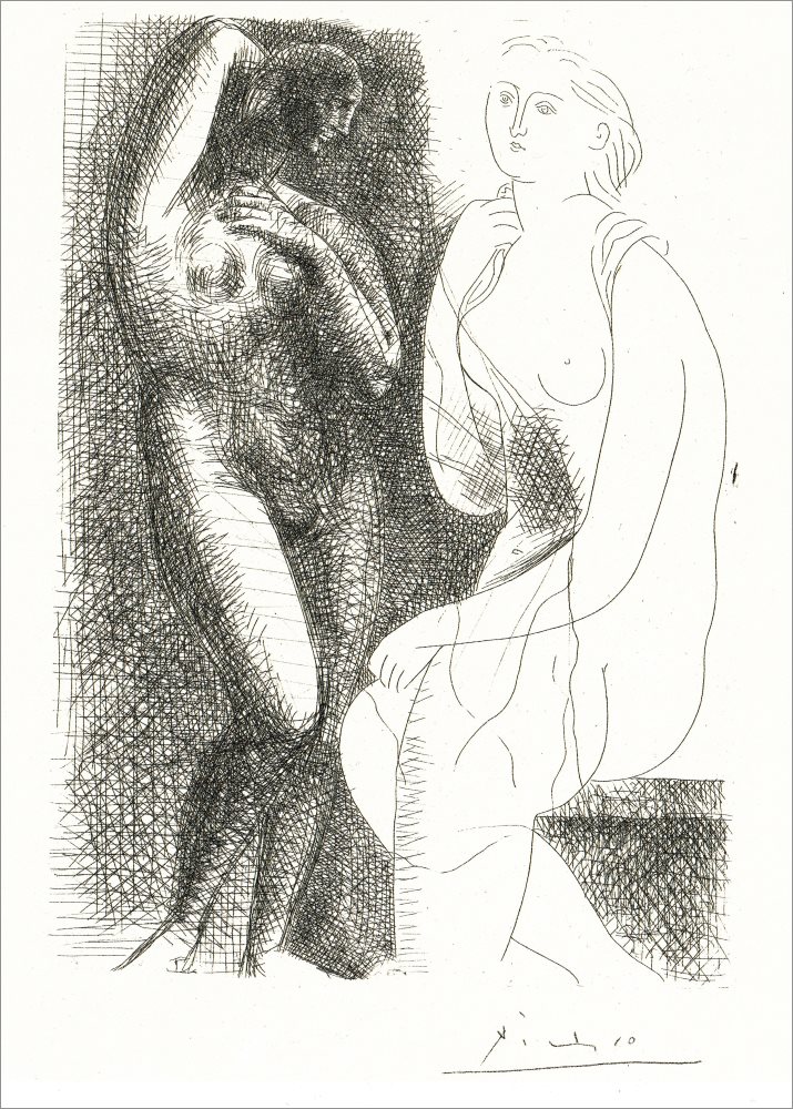 Kunstkarte Pablo Picasso "Suite Vollard"