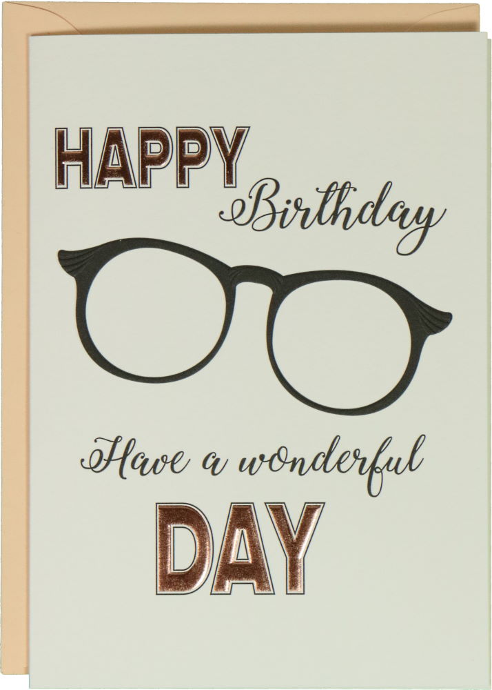 Glückwunschkarte Geburtstag: Donna May Happy Birthday - Have a wonderful day!