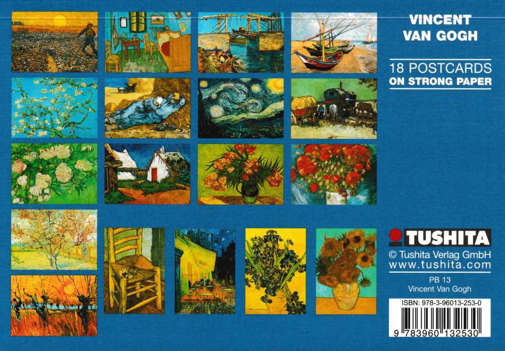 Postkartenbuch Vincent van Gogh mit 18 hochwertigen Kunstkarten