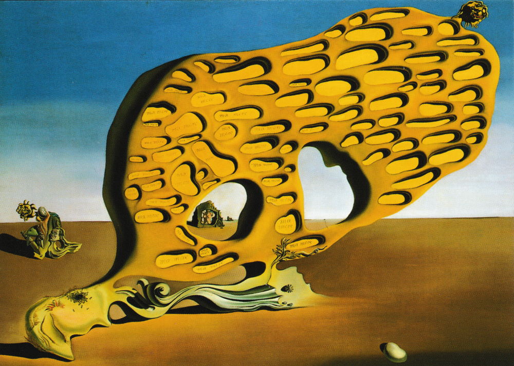 Kunstkarte Salvador Dalí "Das Rätsel der Begierde"
