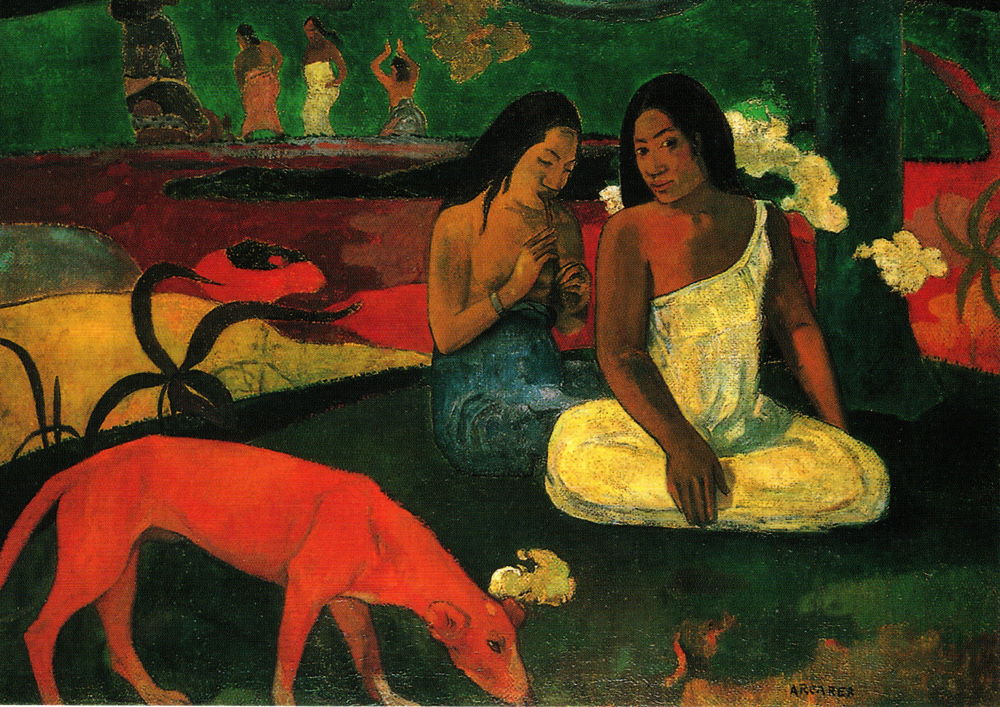 Kunstkarte Paul Gauguin "Arearea / Scherze"