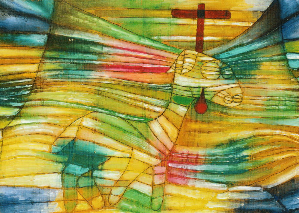 Kunstkarte Paul Klee "Das Lamm"