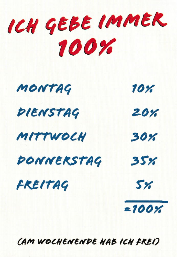 Postkartenbuch "Schräge Schilder" mit 18 witzigen Motiven